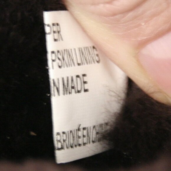 Sz 8 NWT Biotime Suede Chocolate Brown Winter Pull On‎ Sheep Shearling Boots - Picture 9 of 10